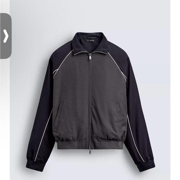 Zara Men’s Color Block Contrast Jacket - Picture 7 of 12